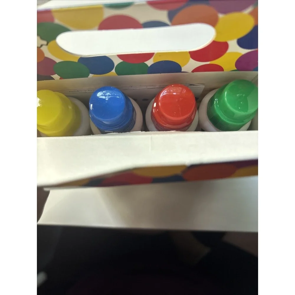 Do A Dot Art! Markers 4 Pack Rainbow Washable Paint Markers, Sponge Tip
